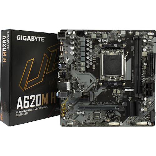 Материнская плата Socket AM5 GIGABYTE A620M H (rev. 1.2) 2DDR5 MicroATX