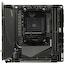 Материнская плата Socket AM4 GIGABYTE B550I AORUS PRO AX 2DDR4 Mini-ITX с высокой заглушкой, вид сверху