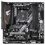 Материнская плата Socket AM4 GIGABYTE B550M AORUS ELITE AX 4DDR4 MicroATX, вид сверху