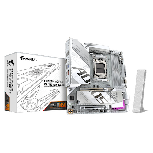Материнская плата Gigabyte B850M AORUS ELITE WIFI6E ICE, RTL