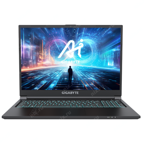Ноутбук GIGABYTE G6 <MF-H2KZ893KD> (Intel Core i7 13620H, 16 ГБ, 512 Гб SSD, GeForce<sup>®</sup> RTX 4050 (96 бит), noOS, 16")