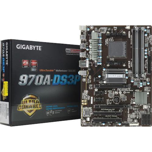 Материнская плата Socket AM3 plus GIGABYTE GA-970A-DS3P (rev. 2.0) 4DDR3 ATX