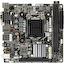 Материнская плата Socket LGA1150 GIGABYTE GA-H81N (rev. 1.0) 2LV DDR3/DDR3 Mini-ITX с высокой заглушкой, вид сверху