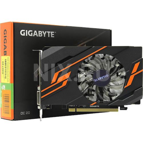 Игровая видеокарта GIGABYTE GV-N1030OC-2GI GeForce<sup>®</sup> GT 1030 OC 2 Гб GDDR5