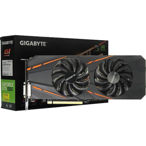 Игровая видеокарта GIGABYTE G1 Gaming GV-N1060G1 GAMING-6GD GeForce<sup>®</sup> GTX 1060 (6Gb GDDR5) OC 6 Гб GDDR5