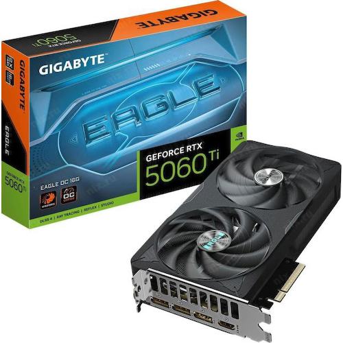 GIGABYTE Eagle GV-N506TEAGLE OC-16GD 1.0 GeForce<sup>®</sup> RTX 5060 Ti 16 Гб GDDR7