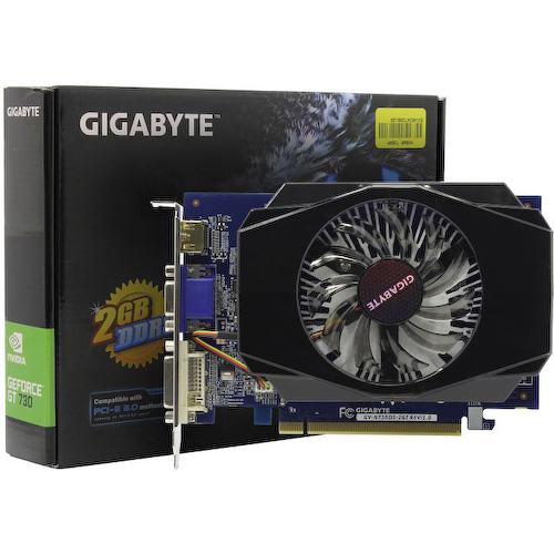 Видеокарта GIGABYTE GV-N730D3-2GI GeForce<sup>®</sup> GT 730 (DDR3, 64-bit) 2 Гб DDR3