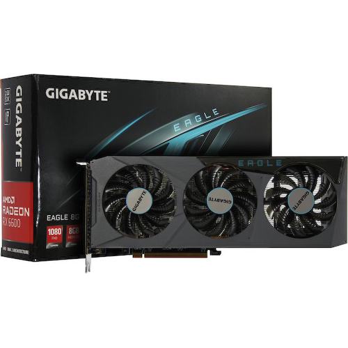 Игровая видеокарта GIGABYTE EAGLE GV-R66EAGLE-8GD RADEON RX 6600 8 Гб GDDR6