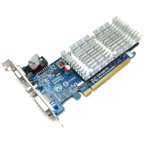 Видеокарта GIGABYTE GV-RX345256H RADEON HD 3450 256 Мб DDR2 (OEM)