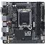 Материнская плата Socket LGA1700 GIGABYTE H610I 2DDR5 Mini-ITX с высокой заглушкой, вид сверху