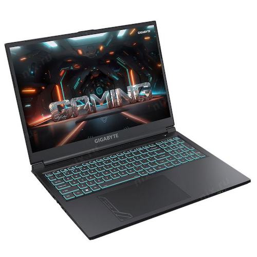 Ноутбук GIGABYTE G6 MF-H2KZ853KD <9RC56MF0HJII0IKZ000> (Intel Core i7 13620H, 16 ГБ, 512 Гб SSD, GeForce<sup>®</sup> RTX 4050 (96 бит), WiFi, Bluetooth, noOS, 16")