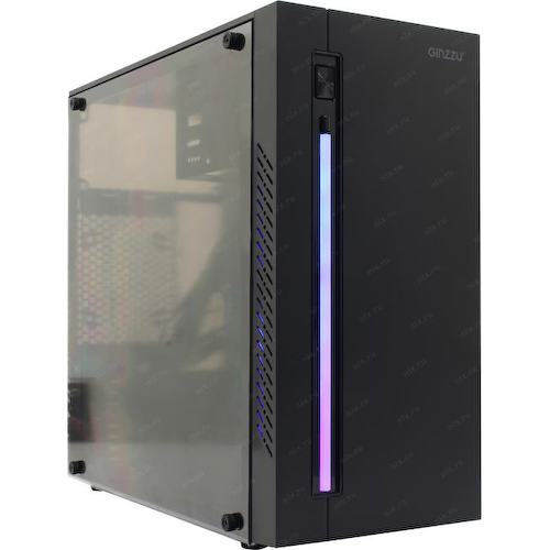 Корпус Minitower Ginzzu D Series D370 MicroATX без БП