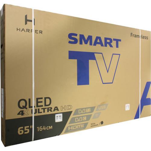 QLED телевизор 65" HARPER 65Q850TS
