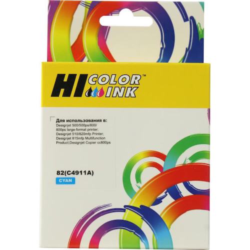Картридж цветной (или контейнер с цветными чернилами) Hi-Black HB-C4911A
