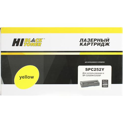 Картридж цветной (или контейнер с цветными чернилами) Hi-Black HB-SP-C252Y