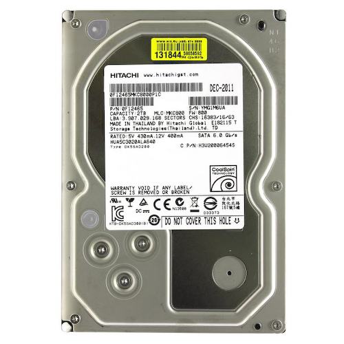 Жесткий диск 3.5" Hitachi Ultrastar 5K3000 2 Тб Ultrastar 5K3000 HUA5C3020ALA640 2 Тб SATA 6Gb/s (SATA-III)