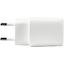 Зарядка USB-устройств от 220В HOCO C134A Solid White USB Type A "мама" (12 Вт), вид сверху