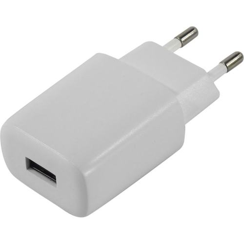 Зарядка USB-устройств от 220В HOCO C134A Solid White USB Type A "мама" (12 Вт)