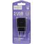 Зарядка USB-устройств от 220В HOCO C141A Smart Black 2 x USB Type A "мама" (10.5 Вт), вид упаковки