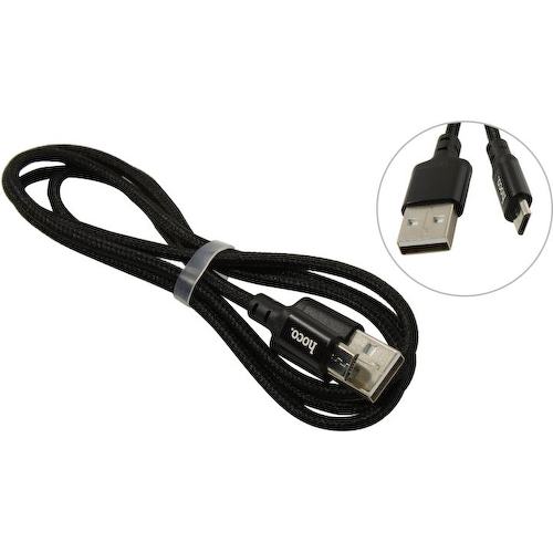 HOCO X14 Times speed кабель в оплетке 1 м. USB 2.0 A -> micro-B