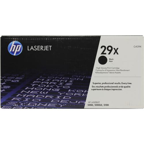Картридж черный (или контейнер с черными чернилами) HP C4129X (№29X) экономичный