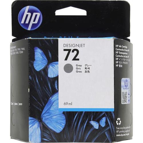 Картридж цветной (или контейнер с цветными чернилами) HP C9401A (№72) (серый)
