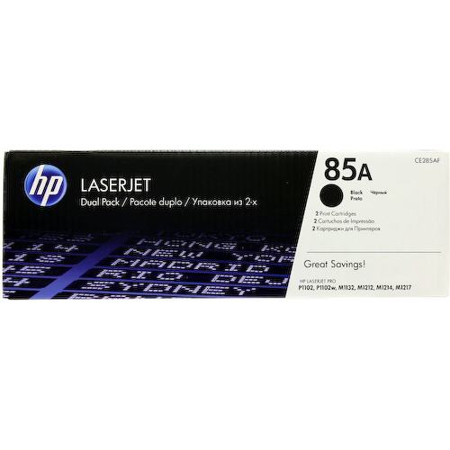 Картридж черный (или контейнер с черными чернилами) HP Dual Pack CE285A (№85A), 2 шт.