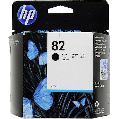 Картридж черный (или контейнер с черными чернилами) HP CH565A (№82) пигментный