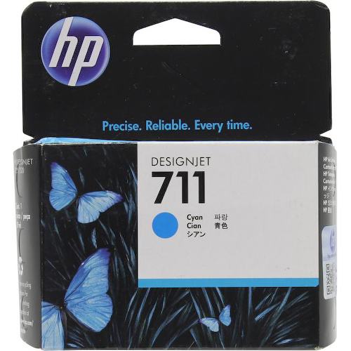 Картридж цветной (или контейнер с цветными чернилами) HP CZ130A (№711) (голубой)