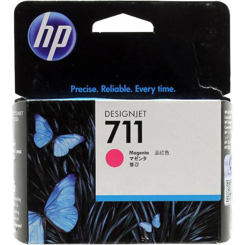 Картридж цветной (или контейнер с цветными чернилами) HP CZ131A (№711) (пурпурный)
