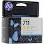 Картридж цветной (или контейнер с цветными чернилами) HP 3-Pack CZ136A (№711) (комплект из 3 желтых картриджей), 3 шт., вид основной