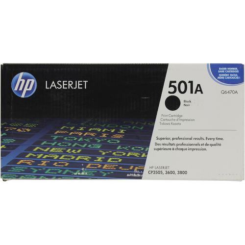 Картридж черный (или контейнер с черными чернилами) HP Q6470A (№501A)