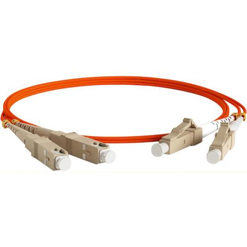 Патч-корд ВО Hyperline FC-D2-50-LC/PR-SC/PR-H-10M-LSZH-OR