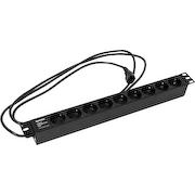 PDU горизонтальный Hyperline SHE19-9SH-2.5IEC
