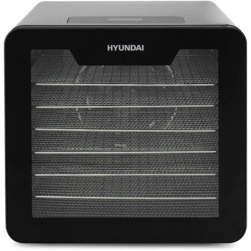 Сушка для фруктов и овощей Hyundai HYFD-8802 14под. 600Вт серебристый