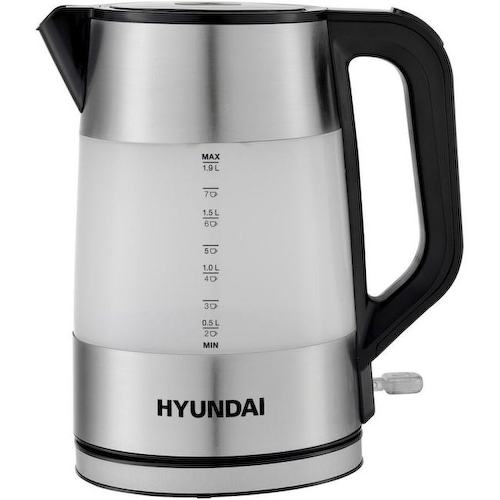 Чайник электрический Hyundai HYK-P4026 1.9л. 2200Вт черный корпус: пластик