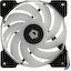 Вентилятор для корпуса ID-Cooling DF-12025-RGB (3 шт.), вид спереди