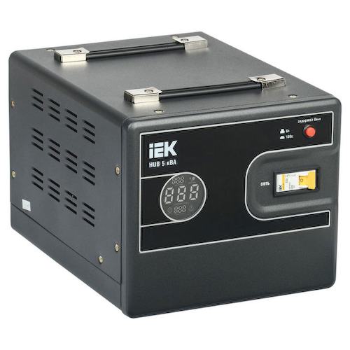 Стабилизатор напряжения 5 кВт iEK Hub 1.2 метра