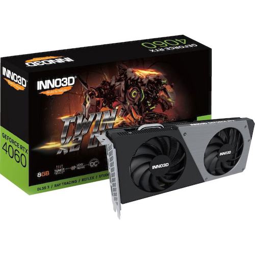 Inno3D Twin GeForce RTX 4060 GeForce<sup>®</sup> RTX 4060 8 Гб GDDR6