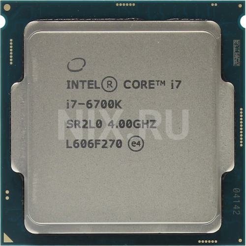 Процессор Intel Core i7 6700K BOX (без кулера) (SR2BR, SR2L0, BX80662I76700K)