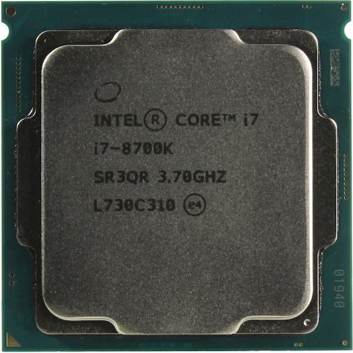 Процессор Intel Core i7 8700K OEM (SR3QR, CM8068403358220)