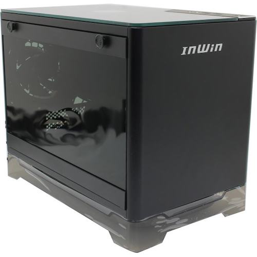 Корпус Minitower Inwin A1 PLUS (CF08A) U3-BK Mini-ITX с высокой заглушкой 650 Вт с окном