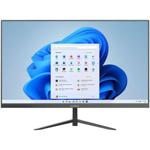 S.24i5165.MIR IRBIS MIR AIO 24; 23.8“(i5-1235U;16GB(2666MHz)+SSD512GB;IPS;16:9;1000:1;250Cd/m2;5ms;1920x1080x75Hz;HDMI