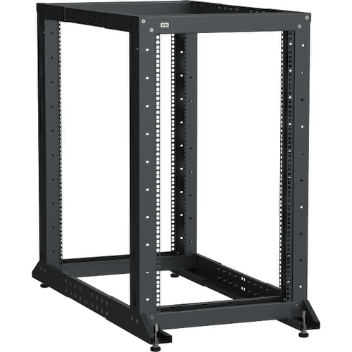 LF05-24U61-2GM Стойка двухрамная ITK Linea 24U 600ммX1000мм 700кг черный