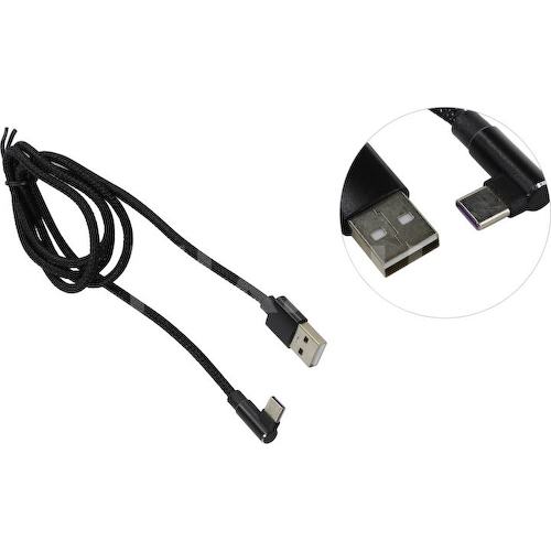 Jet.A JA-DC35 Black кабель в оплетке 1 м. USB 2.0 A -> Type C