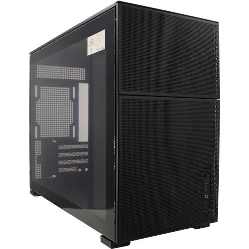Корпус Minitower JONSBO D31 MESH Black MicroATX без БП с окном
