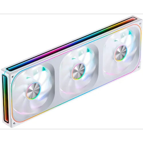 Вентилятор JONSBO ZA-360W (3 in 1) 120х120х28мм (1PWM, ARGB LED, 700-2400об/мин, белый) Retail