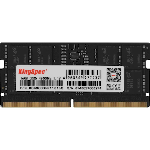 Модуль памяти KingSpec <KS4800D5N11016G> SO-DIMM DDR5 1x 16 Гб <PC5-38400>
