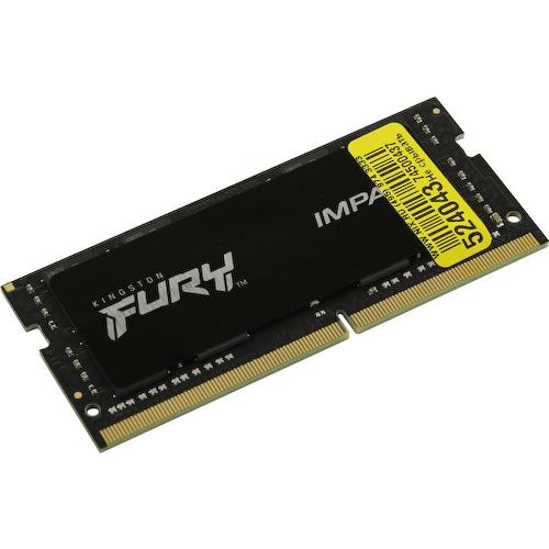 Модуль памяти Kingston FURY Impact <KF429S17IB1/16> SO-DIMM DDR4 1x 16 Гб <PC4-23400>