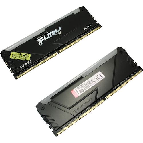 Модуль памяти Kingston FURY Beast RGB <KF436C18BB2AK2/64> DDR4 2x 32 Гб <PC4-28800>